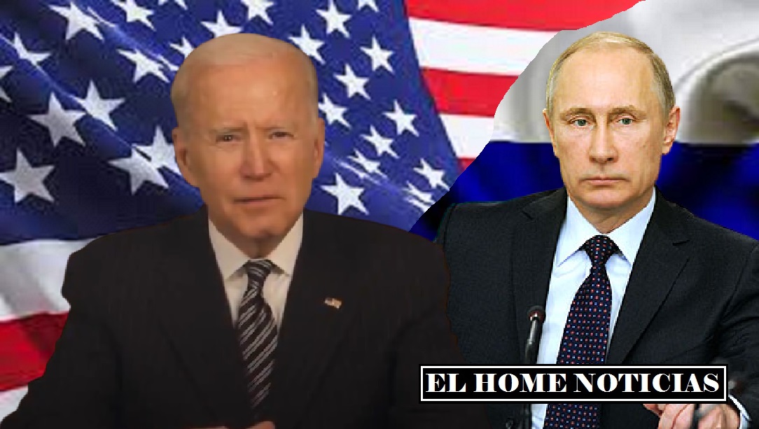 Joe Biden y Bladimir Putin.